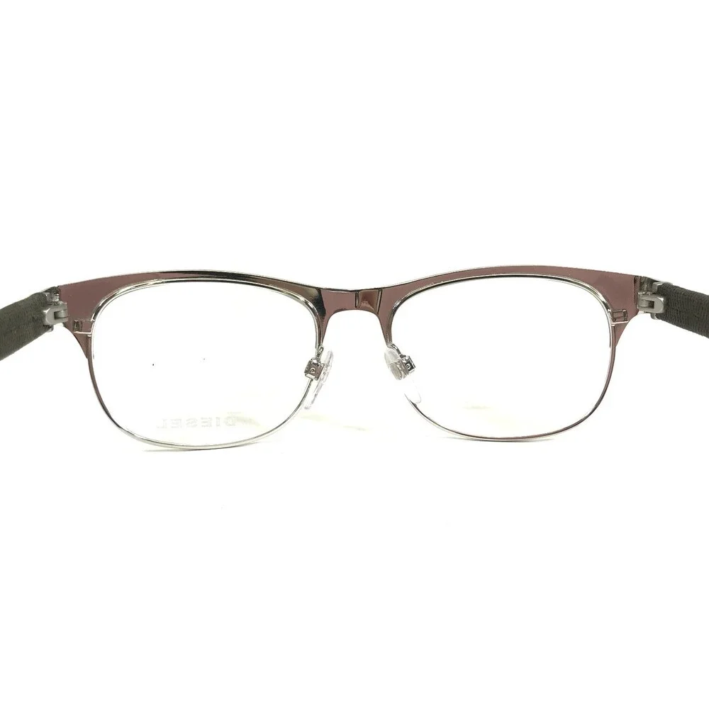 Diesel Eyeglasses Frames DL5125 col.097 Black Green Silver Denim 52-17-145